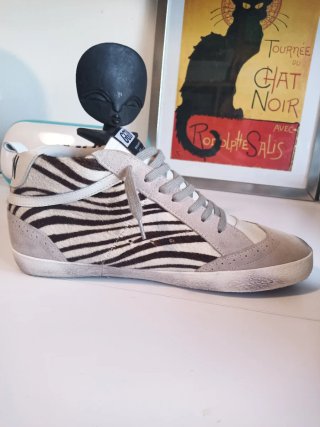 Zapatillas deportivas con estampado cebra