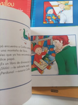 Libros de Caillou. Ideales para niños pequeños.