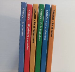 Libros de Caillou. Ideales para niños pequeños.