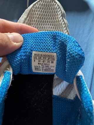 Zapatillas Adidas Blancas y Azules