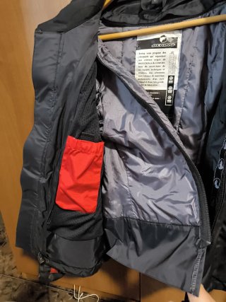 Chaqueta Moto Bering Negra y Roja