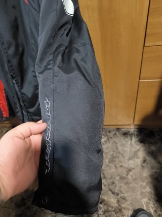 Chaqueta Moto Bering Negra y Roja