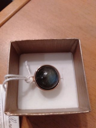 Anillo Bronzallure Labradorita Talla 56