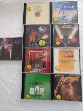 9 CDs ZZ Top