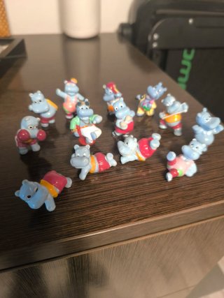 Figuras Huevos Kinder Tortugas Porcelana