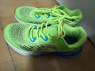 Zapatillas Skechers Talla 37.5 Verde/Naranja