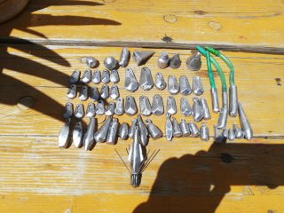 Piombi da pesca assortiti 60pz 3,8kg