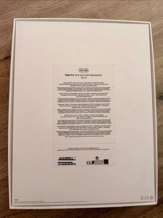 Caja iPad Pro 12.9 5ª Gen