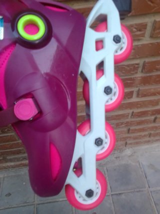 Patines en línea Oxelo morados talla 34-36