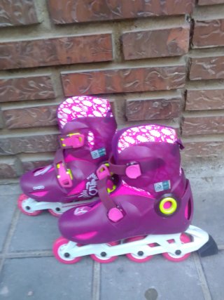 Patines en línea Oxelo morados talla 34-36