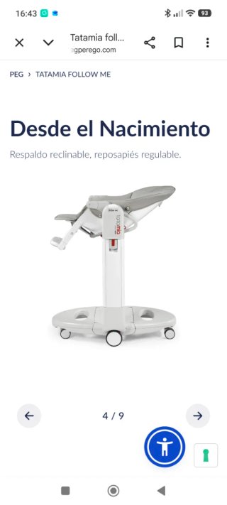 Trona Peg Perego Tatamia