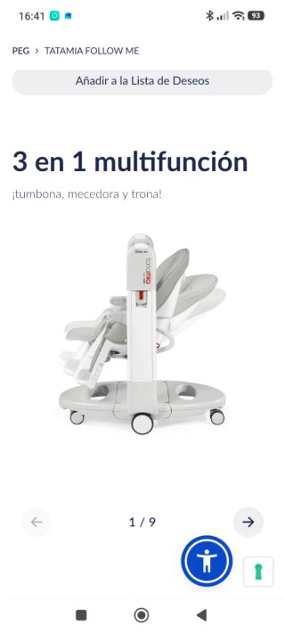 Trona Peg Perego Tatamia