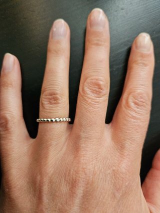 Aina anillo C5 plata de ley talla 10