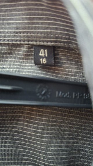 Camicia uomo a maniche corte a righe grigie