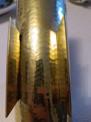 Porta grissini vintage ottone