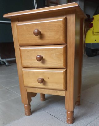 2 Mesitas Noche Madera Provenzal
