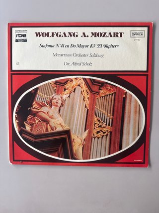 Vinilo LP Mozart Sinfonía 41 Júpiter Scholz