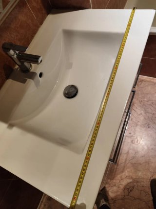 Conjunto mueble de baño y espejo