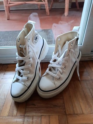 Converse Blancas niño/a ,mujer Talla 35'5