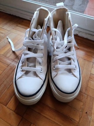 Converse Blancas niño/a ,mujer Talla 35'5