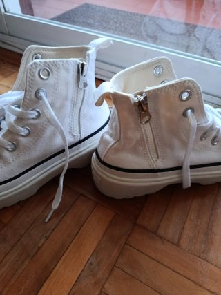 Converse Blancas niño/a ,mujer Talla 35'5