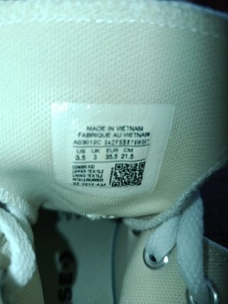 Converse Blancas niño/a ,mujer Talla 35'5