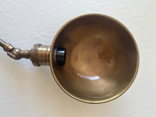 Lampada da scrivania Stamford ottone