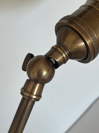 Lampada da scrivania Stamford ottone