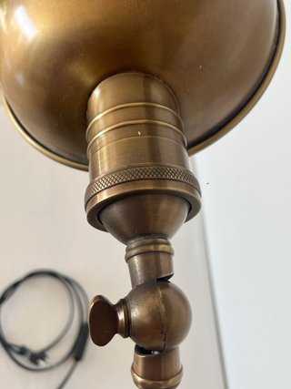 Lampada da scrivania Stamford ottone