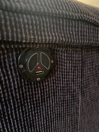 Sofá Relax Eléctrico 3 Plazas + USB Pana Gris