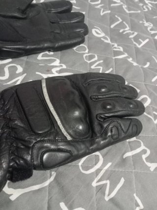 Guantes de moto KUM negros talla L