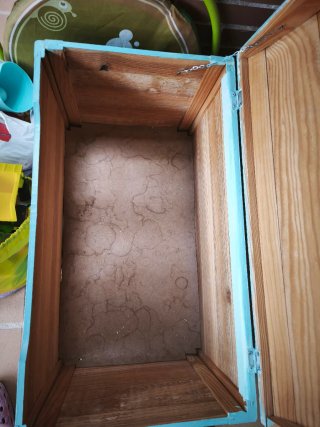 Baúl infantil madera exterior