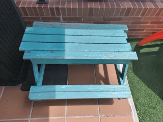 Baúl infantil madera exterior
