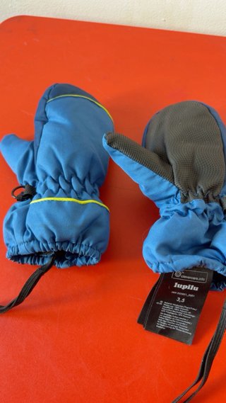 Manoplas Lupilu Azul/Gris Talla 3,5
