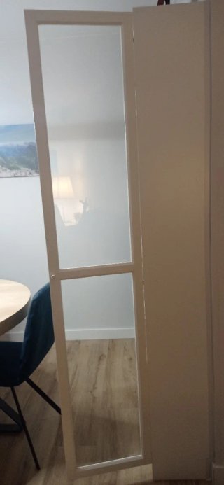 Estantería Billy Ikea Madera y Cristal