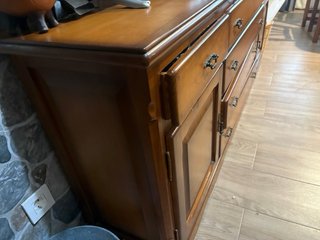 Mueble TV madera maciza