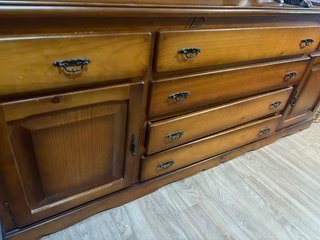 Mueble TV madera maciza