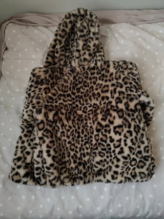 Chaqueta Zara niña estampado leopardo talla 6 años