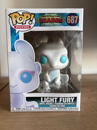 Funko Pop Light Fury 687 Como entrenar a tu dragon