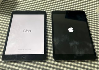 2 iPad mini Wi-Fi Plata y Azul Espacial