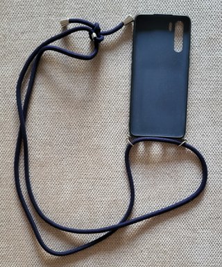 Custodia Oppo A91 con cordino