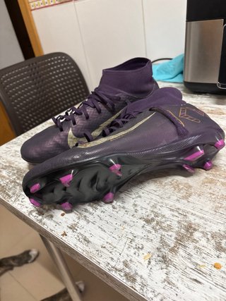 Zapatillas Fútbol Nike Morado Dorado Talla