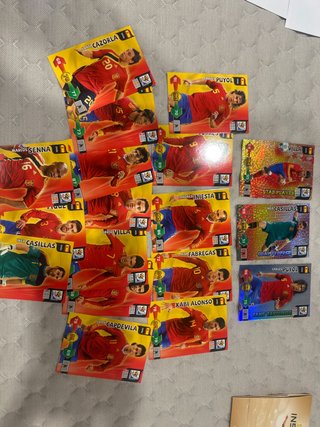 Lote cromos España Mundial 2010