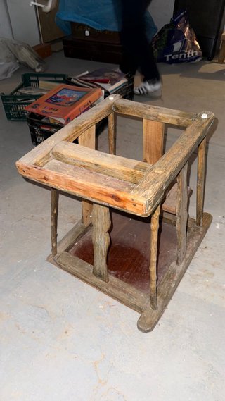 Tacatá/Silla bebé madera antigua