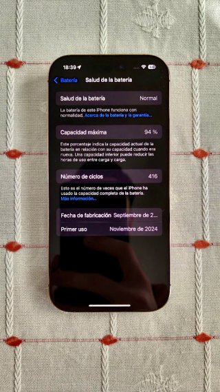 iPhone 16 Pro Titanio Desierto ✨ IMPECABLE