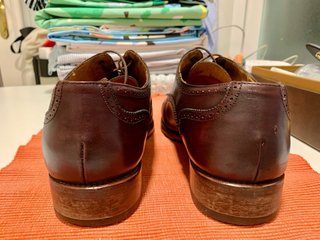 Zapato Oxford Burdeos Full Brogue