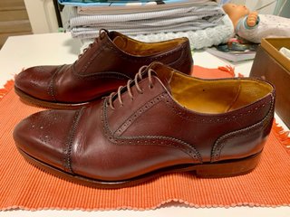 Zapato Oxford Burdeos Full Brogue