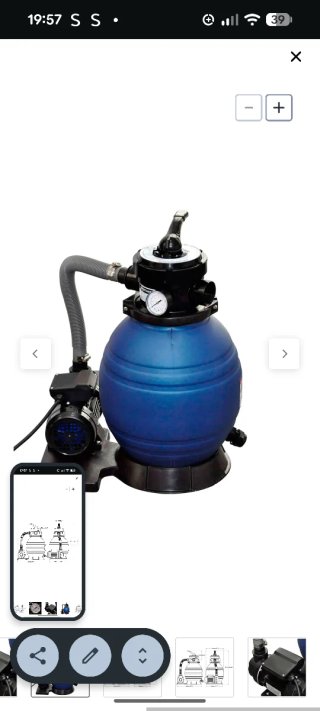 Bomba de fibra de vidrio  , para filtrar piscina