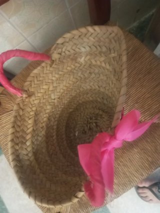 Bolso de mimbre a estrenar 12€ vale preciosa