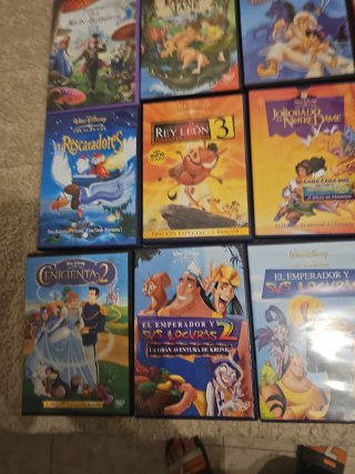 11 DVDs Disney Variados